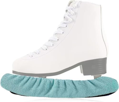 CUNTAUK Schlittschuhschoner, Schlittschuh-Kufenabdeckungen, Sport-Kufenschoner für Hockeyschlittschuhe, Eiskunstlaufschuhe und Schlittschuhe (grün, klein)