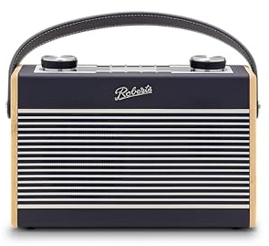 Roberts RAMBLER CLASSIC FM/DAB/DAB+ Digital Radio with Bluetooth, Navy Blue