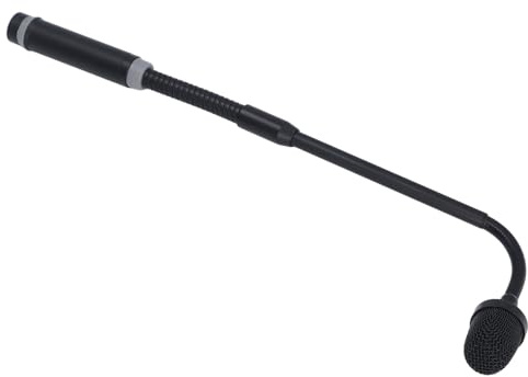 Dpofirs Microfono Al Collo di Cigno Dinamico, Microfono a Fluttuazione XLR a 3 Pin Flexible Compact a 3 Pin per la Conferenza