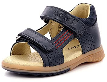 Kickers PLAZABI, Sandales Garçon, Bleu (Marine 10), 23 EU