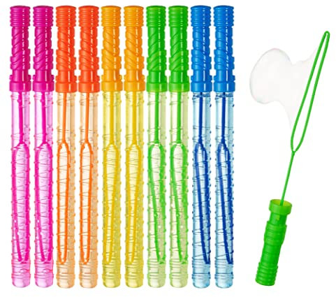 THE TWIDDLERS 15 Große Seifenblasen Spielzeug für Kinder, Jungen & Mädchen (XL 140 ml / 35,5cm) – Kindergeburtstag, Hochzeit, Outdoor-Spiel