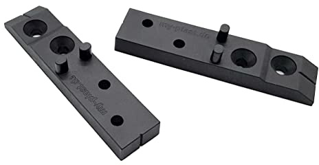 My Plast Lot de 500 entretoises invisibles sans vis pour aluminium et bois au Royaume-Uni à partir de 4 mm