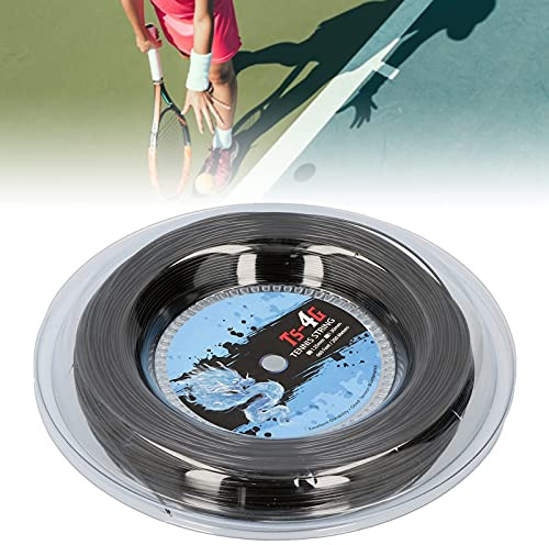 Gavigain 200m Cordaje de Raqueta de Tenis Duradero, Cordaje de Raqueta de Tenis Redondo Resistente al Golpeo Cordaje de Raqueta de Tenis Duradero Resistente al Golpeo (1.30mm)