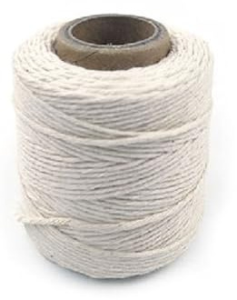 PARENCE.- Ficelle Alimentaire 100m Résistante/Fil de Cuisine Polyvalent Facile à Manipuler - Qualité Alimentaire, 100m, Blanche