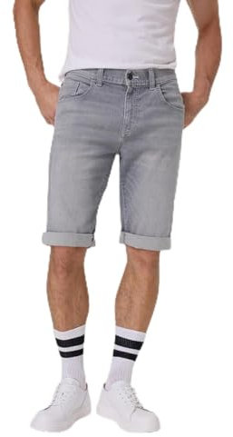 PIONEER AUTHENTIC JEANS Herren Hose ROUVEN | Männer Hose | Regular fit | Used + Buffies Washed | Grey Used Whisker 6759 9835 | 40