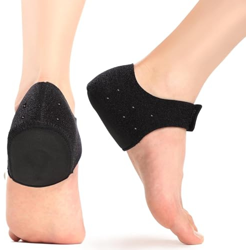 Fersensporn Einlagen, Fersenschutz für Plantarfasziitis Achillessehne bandage Gel-Fersenschalen für Damen Herren, Sporn, Schmerzlinderung, für Achillessehnenentzündung, Trockene (S)