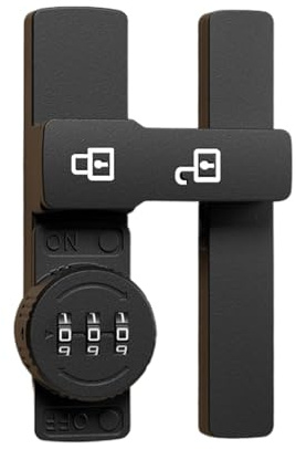 Tktouci Cerradura Para Muebles - Candado Para Cajones y Armarios,Antirrobo Sin Taladro Para Dormitorio Documentos Cocina Hogar Oficina