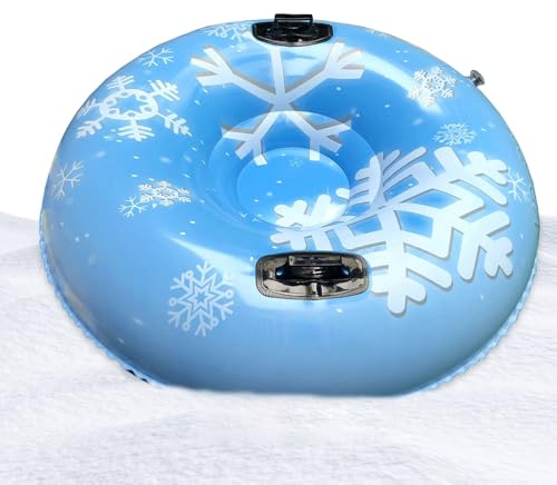 Duvcoywae Bouée de Neige Gonflable - Anneau de Neige Gonflable,Anneau de Luge Renforcé | pour Extérieur Hiver Allée Piscine Plage Sports Rassemblement et Fête