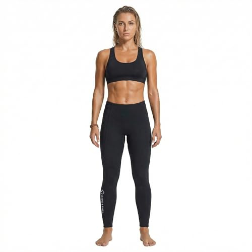 EUPTE 2mm Diving Wetsuit Pants Swimming Pants Leggings for Women Men (women, M)