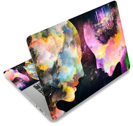 Universal vinyl sticker for 11.6, 12, 13, 13.3, 14, 15, 15.4, 15.6 laptop – Reusable vinyl artistic protection for laptop and netbook (2