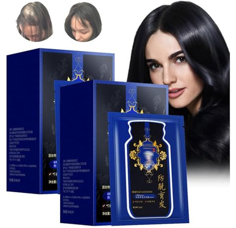 Polygonum Multiflorum Ginger Plant Extract Anti-Hair Loss Hair Shampoo,Japanese Anti-Hair Loss Hair Shampoo,Plant Extract Hair Growth Shampoo,Herbal Hair Nourishing Shampoos for Women Men (2PC)