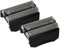vhbw 2X Ersatz-Scherköpfe kompatibel mit Braun Series 7 795cc Elektrorasierer, Schwarz