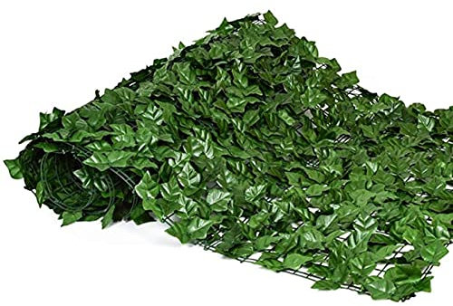 Panneaux de haie artificielles réalistes – Résistant aux UV – Treillage de clôture de jardin pour extérieur et intérieur (taille : 1,5 x 9 m) – Solution d'intimité et de décoration