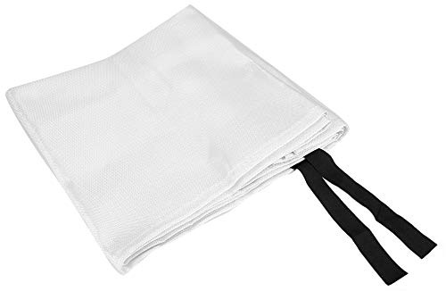 Ejoyous Couverture Anti-feu pour Cuisine EN Fibre de Verre, Couverture Ignifuge, Couverture de Protection contre les Incendies de Graisse dans la Voiture, L'école, la Cheminée, le Gril, le (1,2Mx1,M)