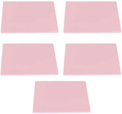 PRETYZOOM Set 5 Blocchi Gomma Intaglio TPR 15x10x0,6 Cm Colori Vivaci per Artigianato Fai da Te e Timbri Manuali, Materiale per Incisione Facile e Dettagliata su Linoleum