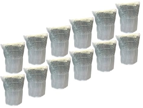 Selections Fleece Plant Frost Protection Covers Jackets 110cm x 90cm (Pack of 12) Extra Durable 70gsm