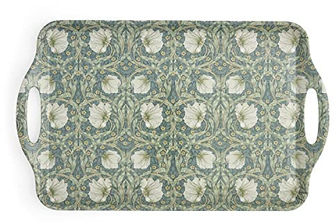 Spode Portmeirion Morris & Co X0019519172 Grand Plateau de Service avec poignées Multicolore