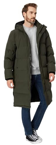 Levi's Men's Arctic Cloth Extra Long Parka, Olive, Large