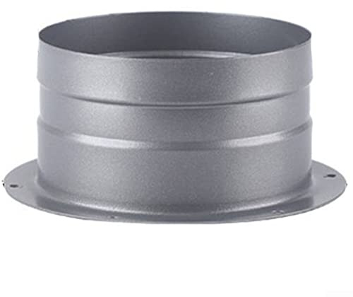 HpLive Connettore a flangia da parete in metallo da 200 mm, per tubo di ventilazione, tubo dell'aria da parete