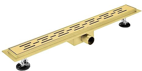 Aloni Canalina per doccia standard oro, 70 cm