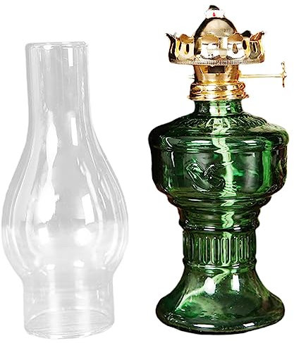 Cabilock Lanterne À Huile Décorative Vintage Lampe À Pétrole pour Camping Décoration Rustique pour La Maison Petite Lanterne Lumière Douce Facile À Utiliser
