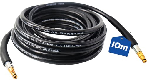 10m Hochdruckreiniger Schlauch für Kärcher K2 K3 K4 K5 K6 K7, Kompatibel mit Quick Connect System, Verlängerungsschlauch Ersatz für Hochdruckreiniger Zubehör Hochdruck-Reinigungsschlauch 160bar 60°C