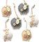 YIEUR 6 Stücke Anhänger Ostern Schafe aus Holz und Filz, 8cm Osterschäfchen mit Schnur Ostern Deko, Holz Osteranhänger im weiß grau beige für Draußen Tischdeko Garten Deko(Mix)