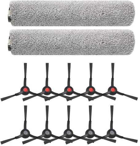Fit for Eufy E25 E28 Robot Vacuum Cleaner Replacement Parts Set Main Rolling Brush Side Brushes Accessories Kit Compatible with for Omni Series Robotic Floor Sweeper Cleaning Maintenance Components(B)