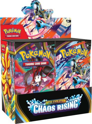 Pokémon TCG : Mega Evolution - Chaos Rising - 1 Booster Pack - Jeu de Cartes à Collectionner