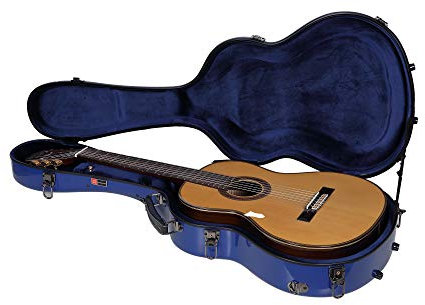 Crossrock CRF2021CNVBL Gitarrenkoffer - Marineblau - Fiberglas - 4/4-Größe