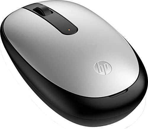 HP 240 (‎43N04AA) kabellose Maus (1.600 dpi, 3 Tasten, Scrollrad, USB dongle), silber