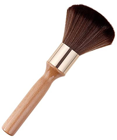 Desikixudy pour Saupoudrer le cou, Grande Crinière Souple en Bois une Manche Longue pour le Cou, pour le Nettoyage de l'Outil pour Couper Les Cheveux