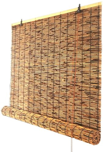 FEIHAS Estores De Bambú Ancho 50 60 70 80 90 100 110 120 130 140 150cm Persiana Enrollable De Bambú,Cortinas De Bambú para Interiores/Exteriores (Size : 100x150cm)
