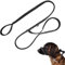 1.8m Figure Of 8 Dog Lead, Reflective Slip Lead No Pull for Training, Adjustable for Small, Medium and Large Dogs (Flat Rope)