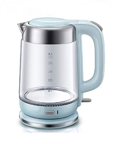 SJHDHDA Kettles, for Boiling Water, 1.7L Household Kettles for Boiling Water Automatic Glass Preserving Pot Portable Multi Cooker Tea Dessert Cooker Boil-Dry Protection Learned extensively