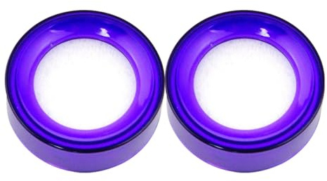 SOLUSTRE Humedecedor de Dedos para Contar Dinero 2 Unidades, Esponja Humedecedora Transparente Morada, Accesorio de Escritorio para Manipular Papel, Adecuado para Oficina y Finanzas