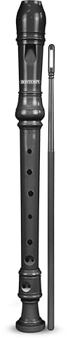 BONTEMPI - Flauto Dolce Tonalità Soprano Diteggiatura Barocca 28 Note Estensione Do-Re Materiale Antiurto Scovolo Incluso 330mm