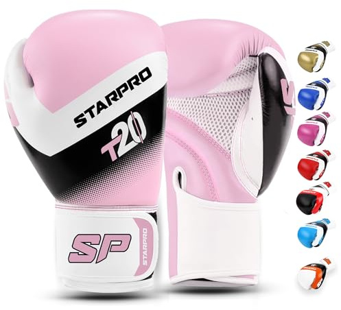 Starpro | T20 boxningshandskar för starka slag och snabba KOs | Boxningshandskar dam & herr, herrar & dam boxningshandskar, dam boxningshandskar herr, 10 oz boxningshandskar, 12 oz boxningshandskar och mer storlekar