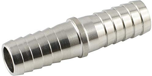 Fittingteile - Gerade Schlauchverbinder Schlauchverbindungsrohre Edelstahl (Werkstoff: Edelstahl - Schlauch Ø innen: 6 mm)