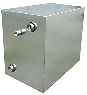 VASO DI ESPANSIONE ZINCATO LT. 30 - CM. 41 X 26 X H.31