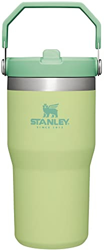 STANLEY IceFlow™ - Vaso con popote abatible de 20 onzas, color limón