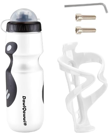 Dawlqawwi Porte Bidon Velo,Gourde Velo,Porte Gourde VTT,Kit De Bouilloire,Bouteille d'eau Grande Capacité avec Outil De Montage pour Tous Les Vélos
