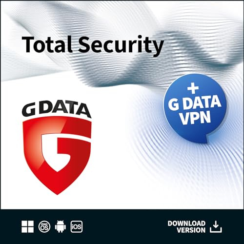 G DATA Total Security 2025 + VPN | 3 Geräte - 1 Jahr | Virenschutzprogramm mit VPN | Passwort Manager | PC, Mac, Android, iOS | zukünftige Updates inklusive | Aktivierungscode per Email