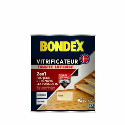 Bondex Vernis vitrificateur parquet satiné incolore 750 ML