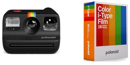 Polaroid - Go Generation 2 Appareil Photo instantané - Noir & Film Couleur pour i-Type - Double Pack
