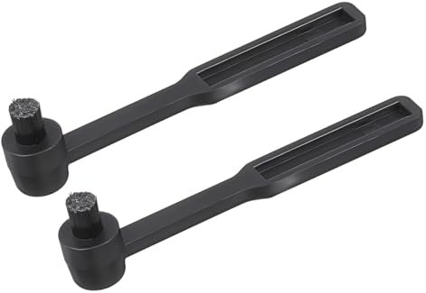 Housoutil Spazzole Pulizia Dell'ago Del Giradischi Kit Di 2 Pezzi Pulitore Per Dischi in Vinile Setole Di Nylon Sottili Spazzola Portatile Per Stilo e Obiettivi Compatta e Resistente