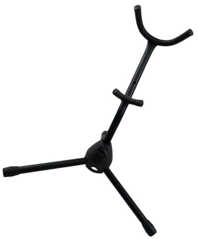 SUPVOX Supporto Stabile e Pieghevole per Contralto Sassofono Tenore Materiale in Metallo Design Abs Nero, Accessorio Portatile per Strumenti Musicali
