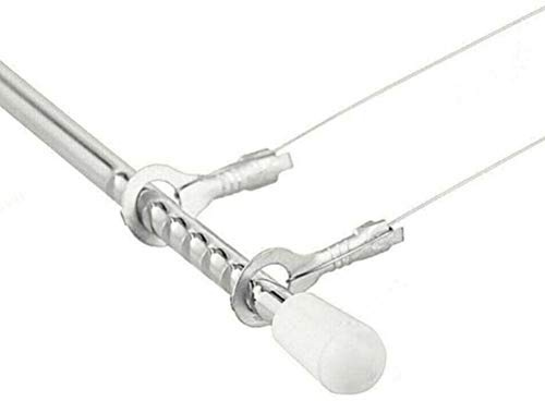 Smandy Livellatrice per Torte, Tagliatorte Regolabile in Acciaio Inossidabile, Affettatrice a Filo da 320 X 160 Mm con Piedini Stabili per Torte a Strati Uniformi, Cottura di Matrimoni, Compleanni e
