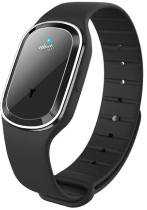 Ultraljud anti-myggarmband vattentätt silikonavvisande armband (svart)