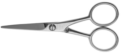 nippes Solingen Bartschere | Vernickelt | Rostfrei | 11 cm | Bartschneider | Bartschere Männer | Made in Germany